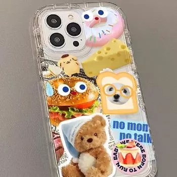 Чехол для телефона Airbag для iPhone 11 13 XR 15 14 Pro Max iPhone 12 16 7 8 Plus XS Max Samsung A15 A55 A05 S21 S22 S23 S24 Redmi 12 13C 13 9 Samsung A05 чистый