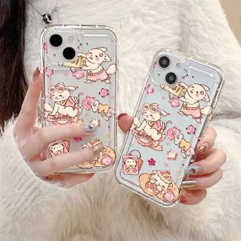 Чехол для телефона Airbag для iPhone 11 13 XR 15 14 Pro Max iPhone 12 16 7 8 Plus XS Max Samsung A15 A55 A05 S21 S22 S23 S24 Redmi 12 13C 13 9 Samsung A05 чистый