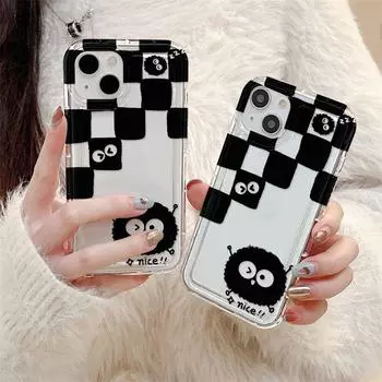 Чехол для телефона Airbag для iPhone 11 13 XR 15 14 Pro Max iPhone 12 16 7 8 Plus XS Max Samsung A15 A55 A05 S21 S22 S23 S24 Redmi 12 13C 13 9 Samsung A05 чистый