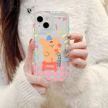 Чехол для телефона Airbag для iPhone 11 13 XR 15 14 Pro Max iPhone 12 16 7 8 Plus XS Max Samsung A15 A55 A05 S21 S22 S23 S24 Redmi 12 13C 13 9 Samsung A05 чистый