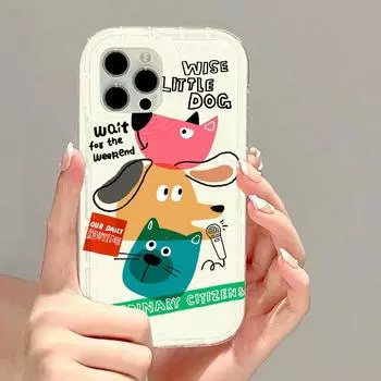 Чехол для телефона Airbag для iPhone 11 13 XR 15 14 Pro Max iPhone 12 16 7 8 Plus XS Max Samsung A15 A55 A05 S21 S22 S23 S24 Redmi 12 13C 13 9 Samsung A05 чистый