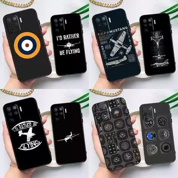 Чехол для телефона Aircraft Airplane Fly Travel для OPPO A15 A16 A5S A5 A9 A31 A53 A53S A52 A72 A83 A91 A93 A54 A74 A94 OPPO A83