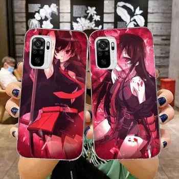 Чехол для телефона Akame Ga Kill Esdeath для Xiaomi 12 11T 10 9 Redmi Note 11 10 10S Pro Redmi 9 9A 8 Прозрачный чехол для телефона Xiaomi 12-12X