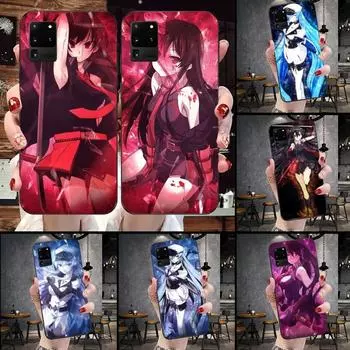 Чехол для телефона Akame Ga Kill Esdeath для Samsung Galaxy S6 S7 S8 S9 S10 S21 S22 Plus Ультрамягкий черный чехол для телефона Galaxy S30