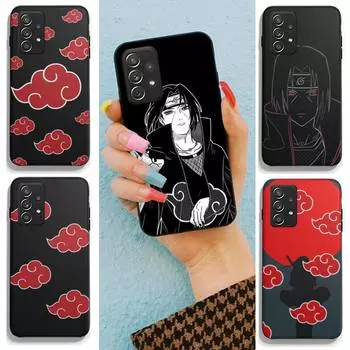 Чехол для телефона Akatsuki Anime N-Naruto для Samsung Galaxy A21S A31 A32 A20RE A51 A52 A71 5G A72 A80 A91 S10 Lite Galaxy A20e