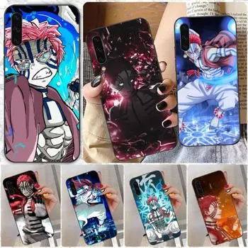 Чехол для телефона Akaza Demon Slaye для Samsung A91 A81 A73 A72 A71 A30S A20 A12 A13 A52 A53 4G 5G, мягкий черный чехол для телефона Samsung A91