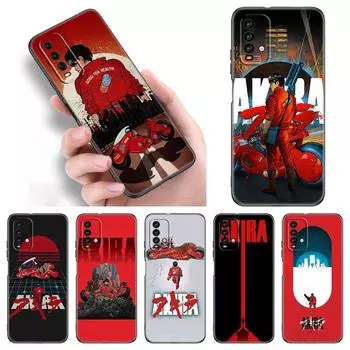 Чехол для телефона Akira 1988 с пленкой для Xiaomi Redmi Note 11 10 9 8 Pro 11T 5G 10T 10S 9S 9T 9i 9C 9A 8T, мягкий черный чехол из ТПУ, чехол принципиально Redmi 8