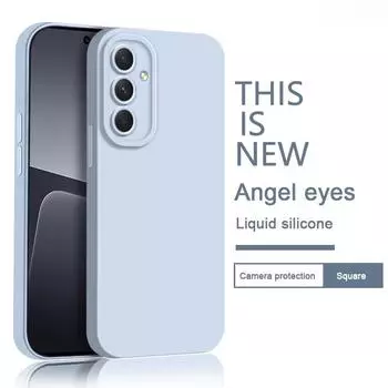 Чехол для телефона Angel Eyes для Samsung Galaxy A55 5G 6.6 Высококачественная защита камеры Официальный силиконовый роскошный задний чехол Samsung A55