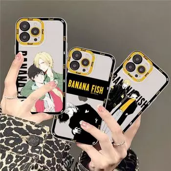 Чехол для телефона Anime BANANA FISH для Samsung S 20 21 22 23 lite plus ultra Clear Mobile Cover Funda Samsung S23 Plus