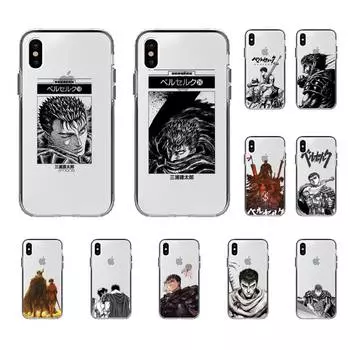 Чехол для телефона «Аниме Берсерк Кишки» для iPhone 11 12 13 mini pro XS MAX 8 7 6 6S Plus X 5S SE 2020 XR прозрачный чехол 6plus or 6s plus