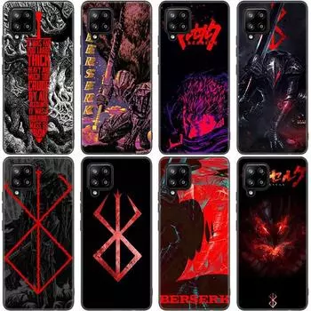 Чехол для телефона «Аниме Берсерк Кишки» для Samsung Galaxy A12 A02S A22 A32 A52 A72 A71 A51 A41 A31 A21 A11 A50 A70 A10S A20S, черный чехол Samsung A02