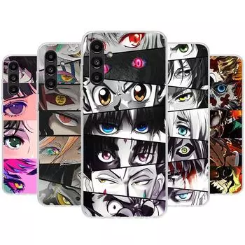 Чехол для телефона Anime Comic Manga Eyes для Samsung Galaxy A51 A71 A50 A70 A40 A30 A20E A10 A41 A31 A21S A11 A01 A6 A8 + A7 A9 Plus Samsung A30S(A50S)