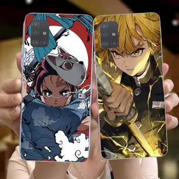 Чехол для телефона Anime Demon Slayer для Huawei P50 P40 P30 Pro Mate 40 30 Pro Nova 8 8i Y7P Honor Прозрачный чехол для телефона Huawei P50 Pro