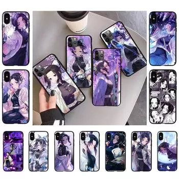 Чехол для телефона Anime Demon Slayer Kanao Shinobu sama для iPhone 11 12 13 mini pro XS MAX 8 7 6 6S Plus X 5S SE 2020 XR iphone X or XS