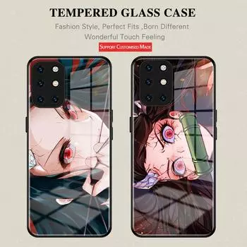 Чехол для телефона Anime Demon Slayer Tomioka Giyuu для Oneplus9 9Pro 6 6T 7 7Pro 7TPro Nord Oneplus 8 8Pro 8T из закаленного стекла One Plus 6