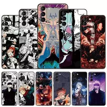 Чехол для телефона «Аниме дзюдзюцу кайсен» для Samsung Galaxy S22 Pro S21 S20 FE Ultra S10 Lite S10 S10E S9 S8 Plus, мягкий черный чехол из ТПУ Samsung S22