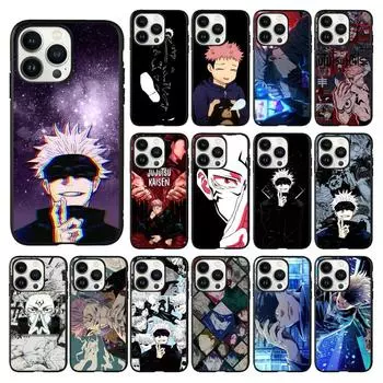 Чехол для телефона «Аниме дзюдзюцу кайсен Юджи Итадори Сатору Годзё» для iPhone 14 13 12 11 Pro MAX X XS Max XR Mini SE 7 8 Plus Funda Coque iphone XR