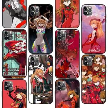 Чехол для телефона «Аниме Евангелионы Аска EVA» для iPhone 11 12 Pro Max 13 Mini 7 Plus X XS XR Apple 6 6S 8 SE 5 5S Fundas задняя крышка Co iPhone 11