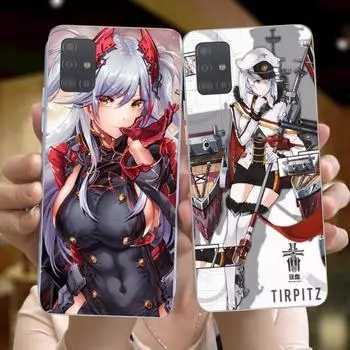 Чехол для телефона Anime Girl Atago Azur Lane для Huawei P50 P40 P30 Pro Mate 40 30 Pro Nova 8 8i Y7P Honor Прозрачный чехол для телефона Huawei P50 Pro