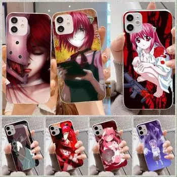 Чехол для телефона Anime Girl Elfen Lied для IPhone 14 13 12 11 XS X 8 7 6 Plus Mini Pro Max SE 2022, мягкий прозрачный чехол для телефона iPhone 14
