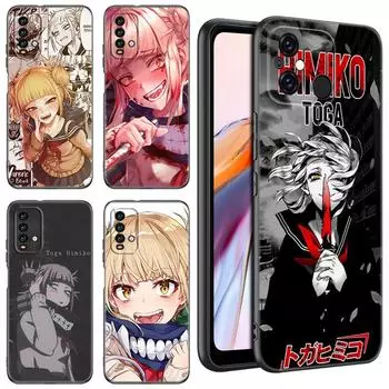 Чехол для телефона Anime Himiko Toga Black для Xiaomi Redmi 11 Prime 11A 12C 13C A1 A2 Plus 12 4G 10 5G 8A 9A 10A 9C 10C 9i 12R Note 9T Redmi 9i