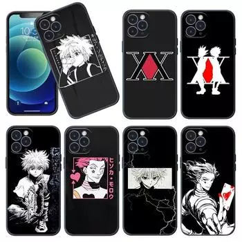 Чехол для телефона «Аниме Hunter x Hunters» для Apple iPhone 12 13 Mini 11 Pro Max XR X XS MAX 8 7 6S 6 Plus SE 5S 5 2020, черный чехол iPhone 13