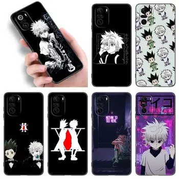 Чехол для телефона Anime Hunter X Hunters для Xiaomi POCO F2 F3 M2 M3 M4 X3 X4 Pro NFC F4 GT 5G F1 X2 C3 C31 C40 M5S, черный чехол из ТПУ Xiaomi POCOphone F1