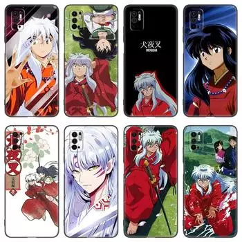 Чехол для телефона Anime Inuyasha для Xiaomi Redmi Note 7 8 8T 9 9S 10 10S 10T 11 11S 4G 11E 11T Pro 5G мягкий черный чехол из ТПУ Note 11 Pro China