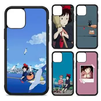 Чехол для телефона Anime Kiki s Delivery Service, силиконовый чехол из ПК+ТПУ для iPhone 11 12 13 Pro Max 8 7 6 Plus X SE XR, твердые чехлы iphone 14
