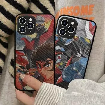 Чехол для телефона Anime Mazinger Z, жесткий кожаный чехол для iPhone 11 12 13 Mini Pro Max 8 7 Plus SE 2020 X XR XS Coque iphone 7
