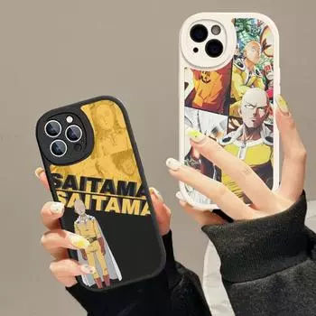 Чехол для телефона аниме ONE PUNCH MAN из жесткой кожи для iPhone 14 13 12 Mini 11 14 Pro Max Xs X Xr 7 8 Plus Fundas iPhone 14pro max