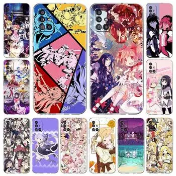 Чехол для телефона Anime Puella Magi Madoka Magica для Samsung Galaxy A51 A71 A21S A12 A11 A31 A41 A52 A32 5G A72 A01 A02S Прозрачный чехол Samsung A01