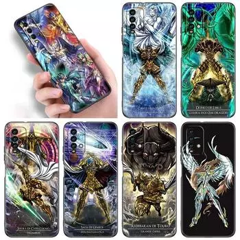 Чехол для телефона Anime Saint-Seiya для Xiaomi Redmi Note 10 9 Pro Max 10S 10T 9A 9C 9S 9T 8A 8T 8 7 Pro Мягкий черный чехол из ТПУ Redmi 8