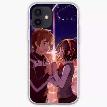 Чехол для телефона «Аниме твое имя любовь пары» для IPhone 13 12 11 XS X 8 7 6 Plus Mini Pro Max SE 2022, мягкий прозрачный чехол для телефона iPhone 13