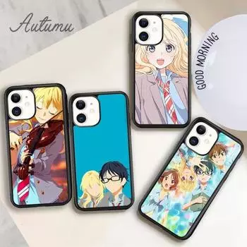 Чехол для телефона Anime Your Lodge in April для iPhone 11 12 13 14 Pro Max mini XR XS SE 2020 7 8 Plus Samsung Galaxy S21 S22 iPhone 6plus