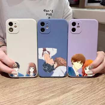 Чехол для телефона Ao Haru Ride для IPhone 14 11 12 13 Pro Max X XR XSMax 6 6S 7 8 Plus SE 2022, мягкий квадратный цветной чехол для телефона iPhone 14