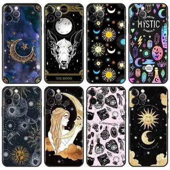 Чехол для телефона Apple Iphone 13 14 11 Pro 12 Mini 7 8 6 6s Plus Xs Max Xr Se 2020 X Xs Чехол Magic Moon Tarot iphone 14ProMax