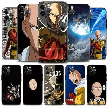 Чехол для телефона Apple Iphone 14 13 12 11 Pro Max 13 12 Mini Xs Max Xr X 7 8 6 6s Plus, чехол One Punch Man Saitama For iPhone 14