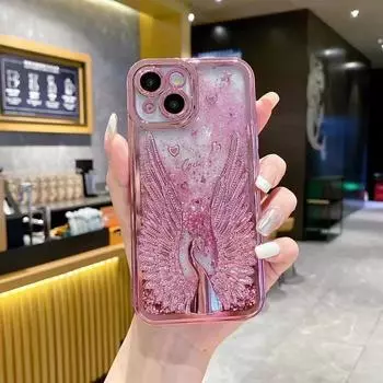 Чехол для телефона Apple с покрытием Quicksand 16promax подходит для защитного чехла Swan iPhone 16 от падения iPhone16promax