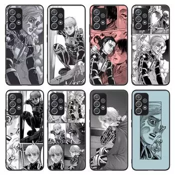 Чехол для телефона Armin Arlert Attack для Samsung Galaxy A02 A03s A10 A20 A21s A31 A40 A41 A42 A50 A51 A52 A70 A71 A72 A32 A22 A82 For Galaxy A21S