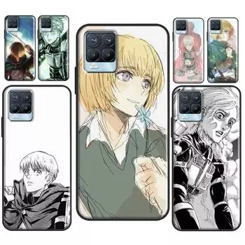 Чехол для телефона Armin Arlert Attack on Titan для OnePlus 9 Pro 8T 9R Nord 2 для Realme 6 7 8 Pro 8i GT Master GT Neo 2 C21 Realme C3