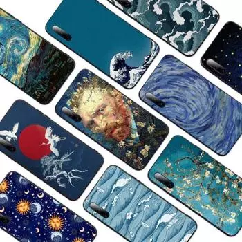 Чехол для телефона Art Aesthetic с изображением Ван Гога для Samsung A91 A81 A73 A72 A71 A30S A20 A12 A13 A52 A53 4G 5G, мягкий черный чехол для телефона Samsung A91