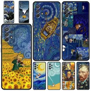 Чехол для телефона Art Aesthetic Van Gogh Starry для Samsung Galaxy A13 A51 A71 A21S A12 A11 A31 A41 A23 A53 A73 A52 A32 5G A03S Samsung A11