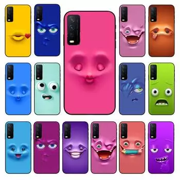 Чехол для телефона Art Funny Faces для VIVO Y31 Y21 Y70 Y21S Y20 Y72 1907 Y12 Y11S Y53S Y33S Y55 Y76 Y51 Y15S Y01 VIVO Y31