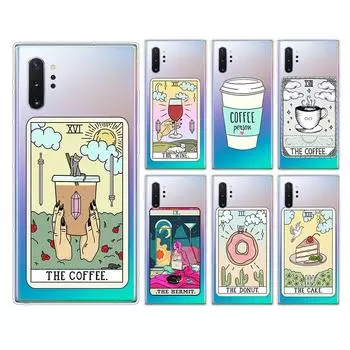 Чехол для телефона Art Pizza Coffee для Samsung Galaxy Note 20 10 9 8 Plus Ultra Lite M31 M31S M10 M10S M20 M21 M30 Samsung M10