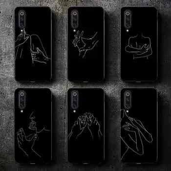 Чехол для телефона Art Simple Kiss Rose Sex Girl Body для Xiaomi9 10 11PRO LITE Redmi Note7 8 9 10A PRO K40 Poco3 Shell RedmiNote11Epro