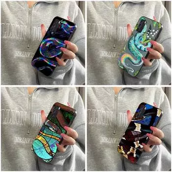 Чехол для телефона Art Snake для Huawei G7 G8 P7 P8 P9 P10 P20 P30 Lite Mini Pro P Smart Plus Cove Fundas P20Lite