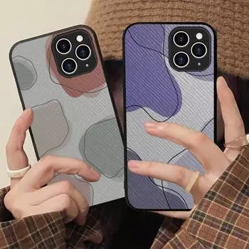 Чехол для телефона Artistic Line, жесткий кожаный чехол для iPhone 11, 12, 13 Mini Pro Max 8, 7 Plus SE 2020 X XR XS, чехол iphone 7 or 8