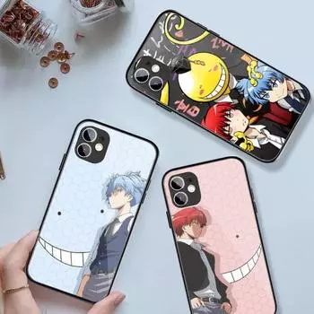 Чехол для телефона Assassination Classroom для iPhone 14 13 12 11 XS X 8 7 6 Plus Mini Pro Max SE 2022 черный чехол для телефона из поликарбоната и термополиуретана iPhone 14
