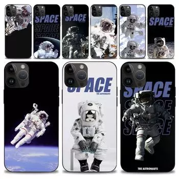 Чехол для телефона «Астронавт Космос» для iPhone15 14 13 12 11 Pro Max Mini X 7 8 Мягкий чехол iPhone14Pro